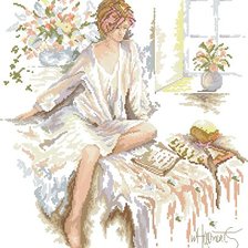 Схема вышивки «на постеле»