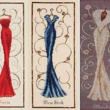 Схема вышивки «платья»