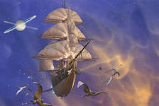 Схема вышивки «летучий корабль»