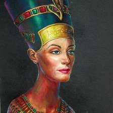 Схема вышивки «нефертити»