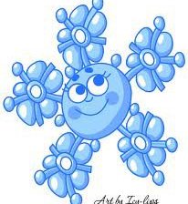 Схема вышивки «снежинка»