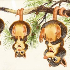 Схема вышивки «зверята»