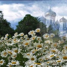 Схема вышивки «Ромашковая Русь»