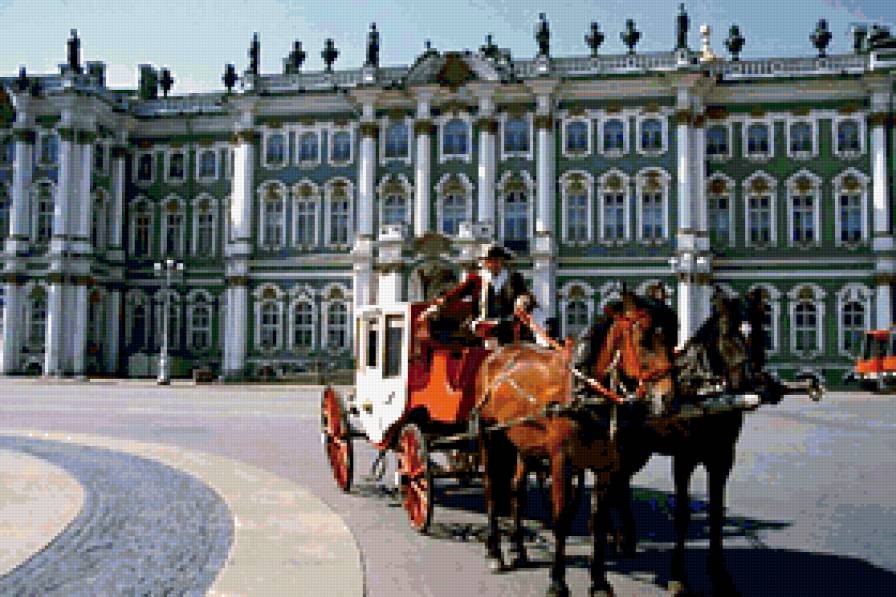 питер - кареты, лошади, санкт, коляска, питер, упряжка, карета, экипаж - предпросмотр