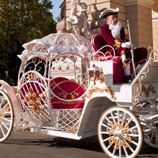 Схема вышивки «карета с кучером»