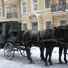 Схема вышивки «экипаж»