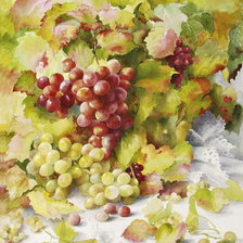 Схема вышивки «Виноград»