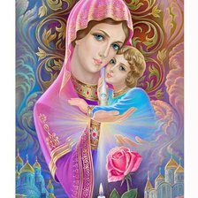 Схема вышивки «Свет любви»