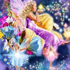 Схема вышивки «феи»