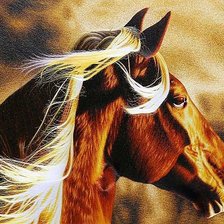 Схема вышивки «красавец»