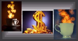 Триптих - триптих, кофе, деньги - оригинал