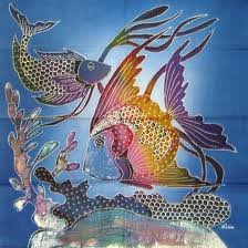 Схема вышивки «Рыбки»