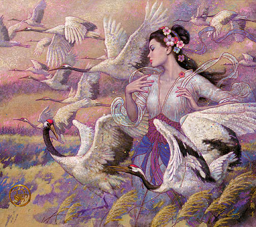 Karl Bang - женские образы, картины - оригинал