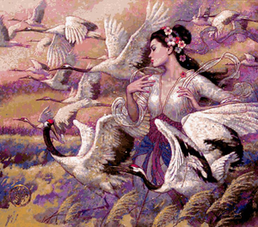 Karl Bang - женские образы, картины - предпросмотр