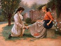 Схема вышивки «циндерела и принца»