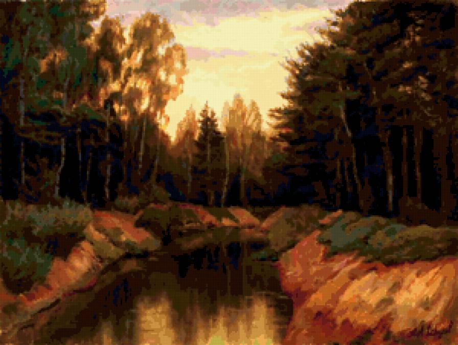 №180752 - живопись, картина, искусство, пейзаж - предпросмотр