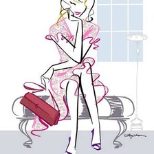 Схема вышивки «Алиса ТайВильсон»