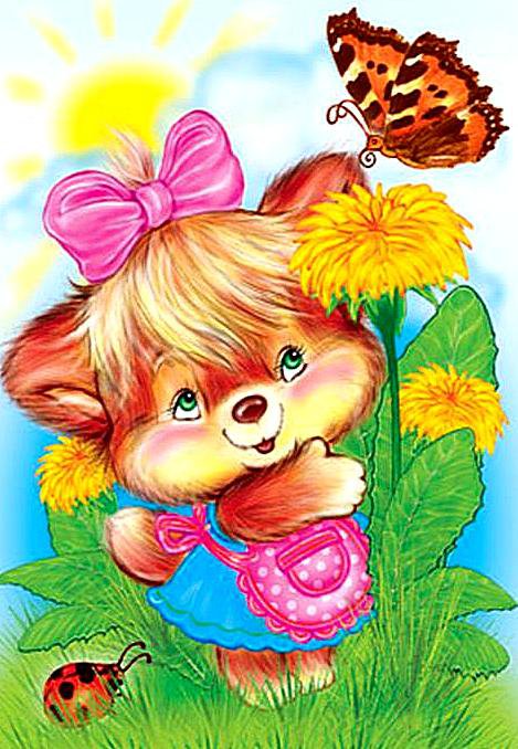 Лисенок - бабочка, лисенок - оригинал