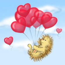 Схема вышивки «ежик»