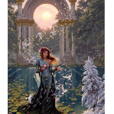 Схема вышивки «фея»