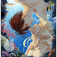 Схема вышивки «влюбленная пара»