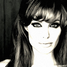 Схема вышивки «Анджелина Джоли»