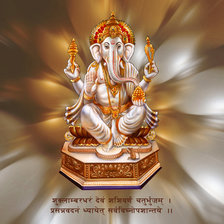 Схема вышивки «ганеша»