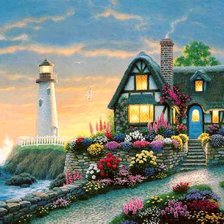 Схема вышивки «Маяк»