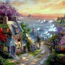 Схема вышивки «Маяк»