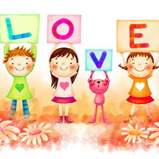 Схема вышивки «love»