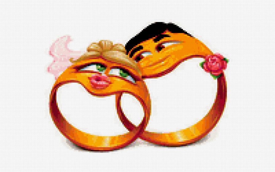 свадьба - любовь, кольца - предпросмотр