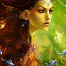 Схема вышивки «РУСАЛКА БОЛЬШАЯ»