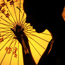 Схема вышивки «Девушка»