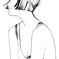 Схема вышивки «Девушка»