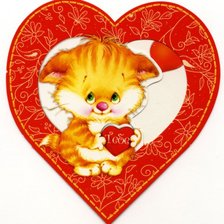 Схема вышивки «Котенок»