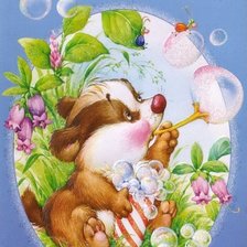 Схема вышивки «Енотик»