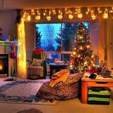 Схема вышивки «Зима»