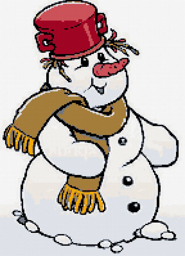 снеговик - предпросмотр