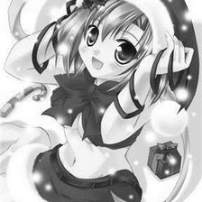 Схема вышивки «санта-клаусиха»