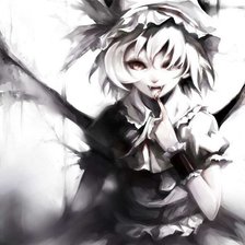 Схема вышивки «Вампирша»