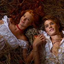 Схема вышивки «Влюбленные»