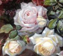 Схема вышивки «розы»