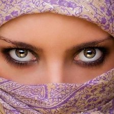 Схема вышивки «взгляд»