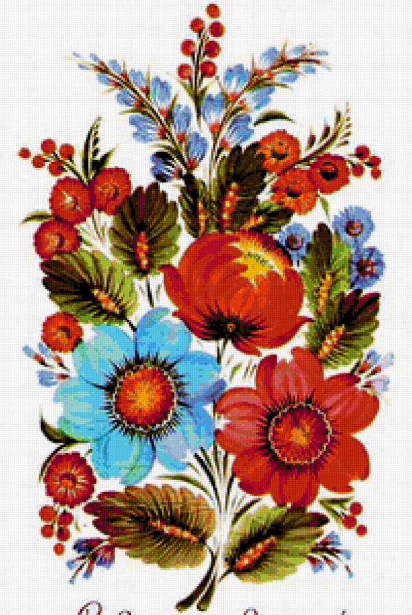 Букет - картина, цветы, букет - предпросмотр