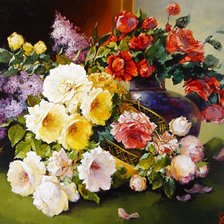 Схема вышивки «натюрморт»