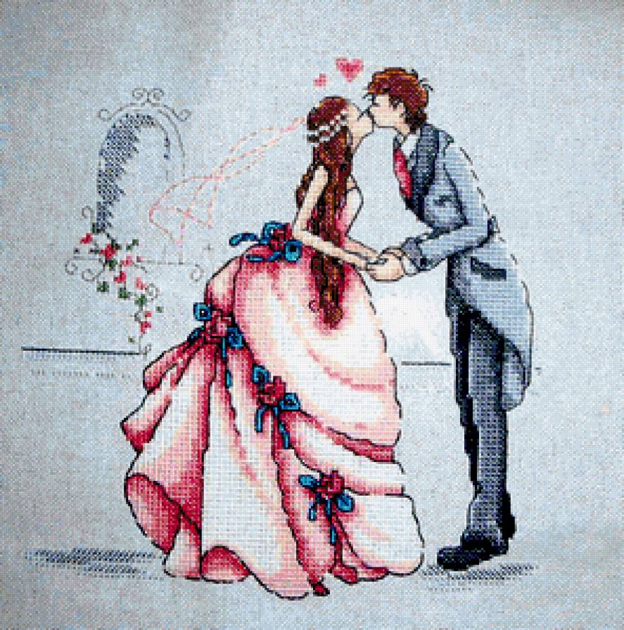 Пара - поцелуй, пара, любовь - предпросмотр