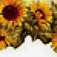 Предпросмотр схемы вышивки «подсолнухи» (№181977)