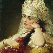 Схема вышивки «Русская красавица»