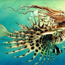 Схема вышивки «русалка»