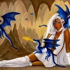 Схема вышивки «Дракон»